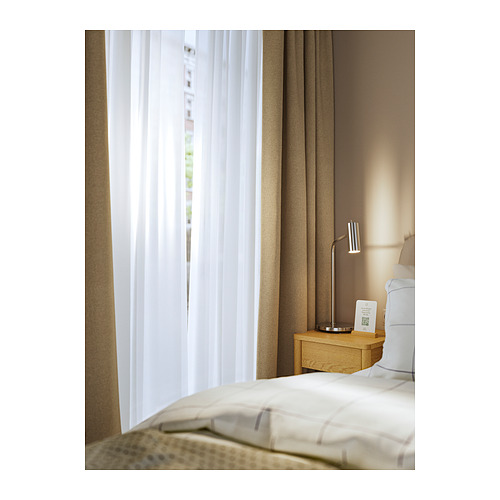ROSENMANDEL room darkening curtains, 1 pair