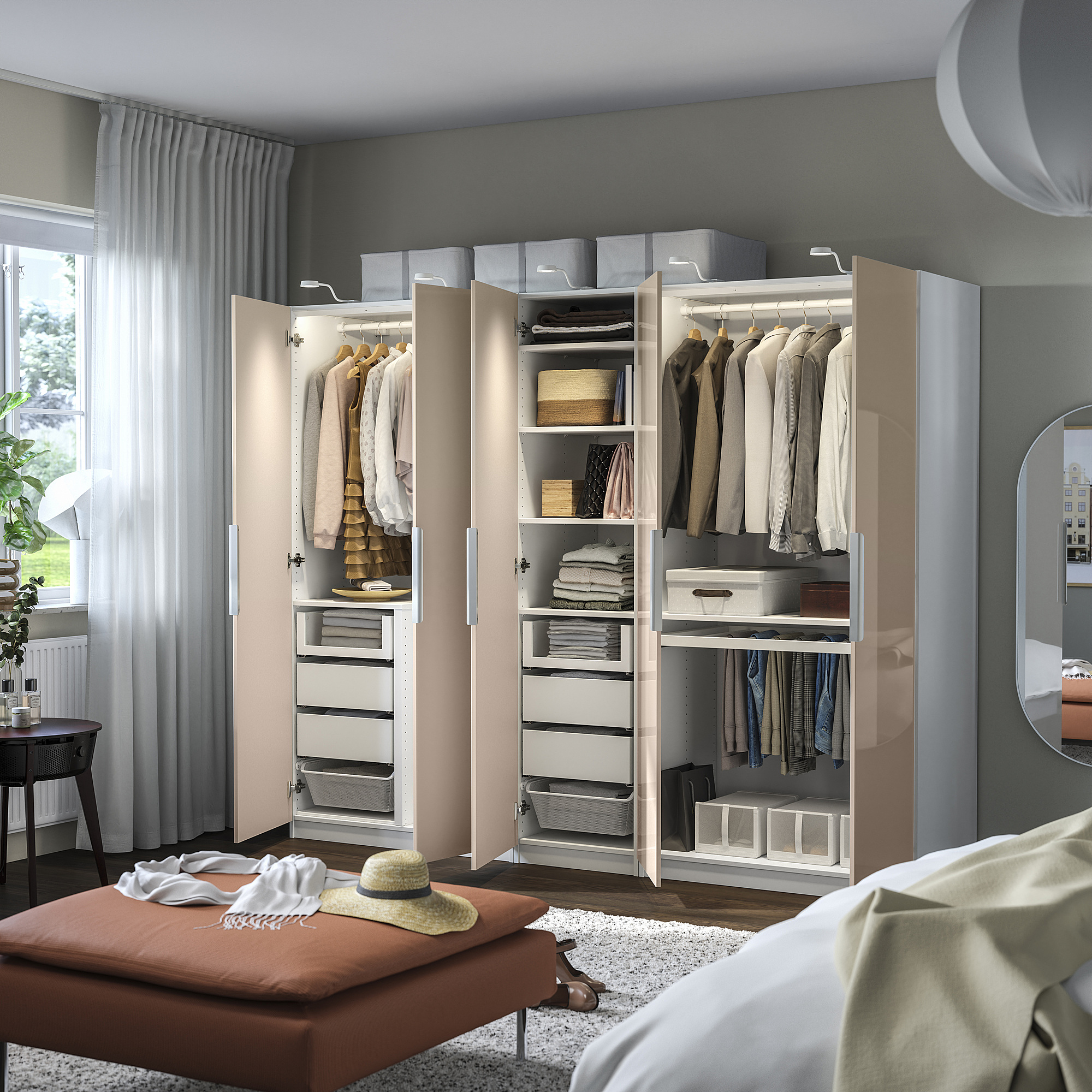 FARDAL/PAX wardrobe combination