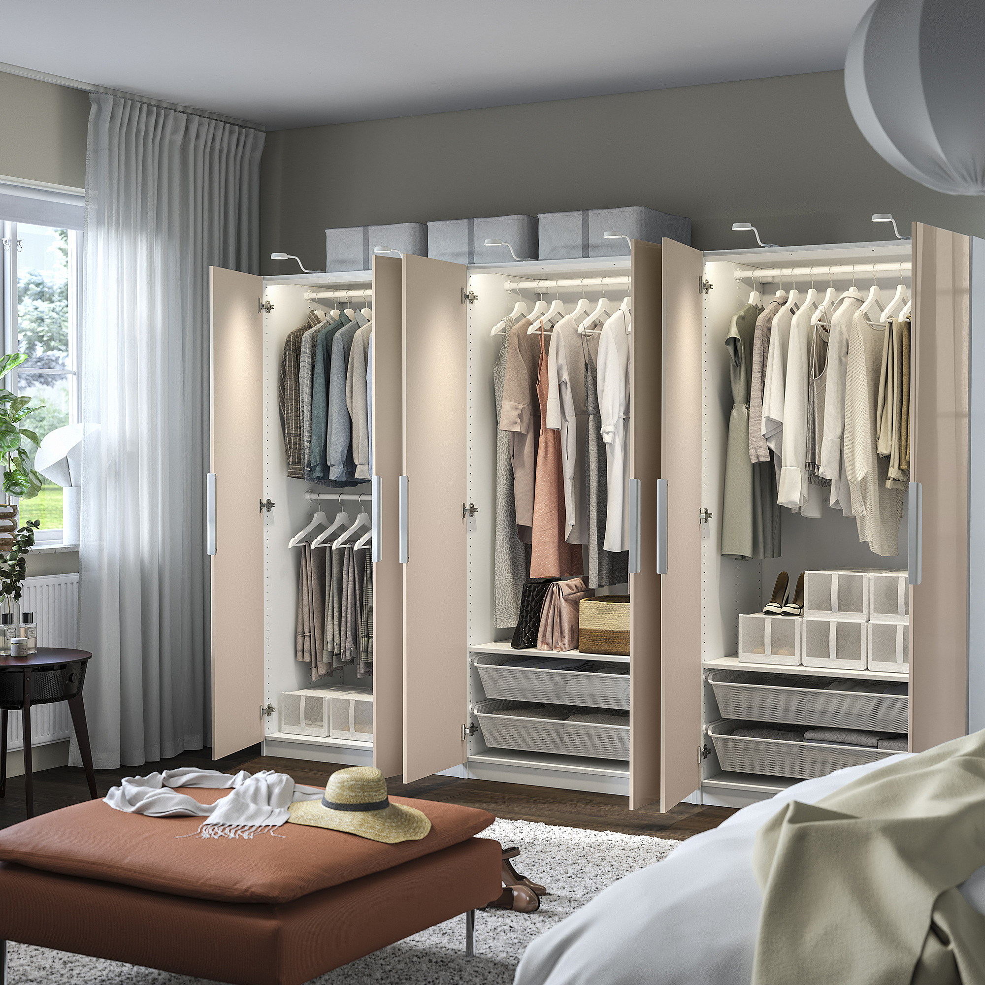 FARDAL/PAX wardrobe combination