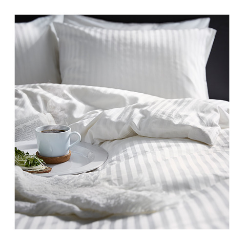 NATTJASMIN duvet cover and 2 pillowcases