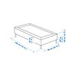 LYNGÖR slatted mattress base