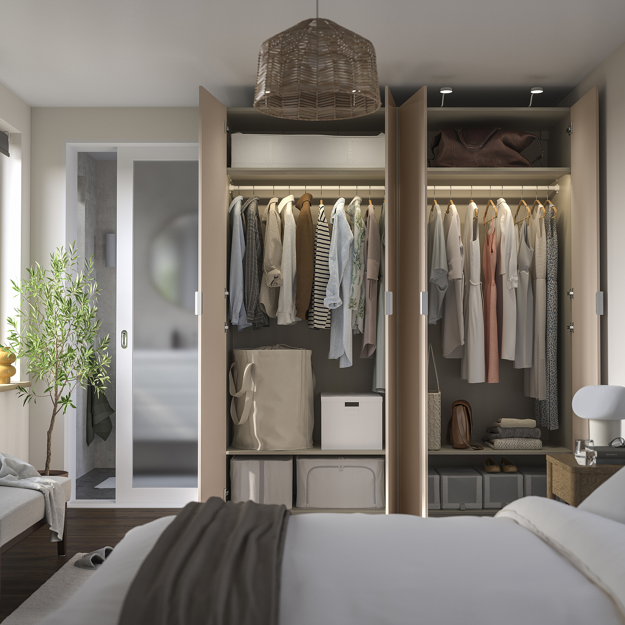 FARDAL/PAX wardrobe combination