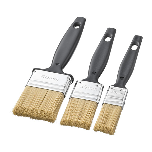 TRIXIG paint brush, set of 3