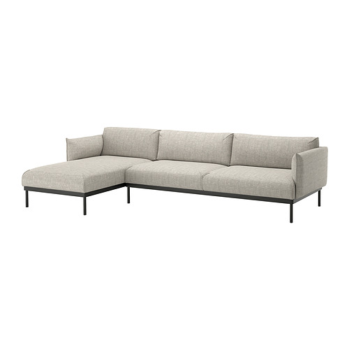 ÄPPLARYD 4-seat sofa with chaise longue