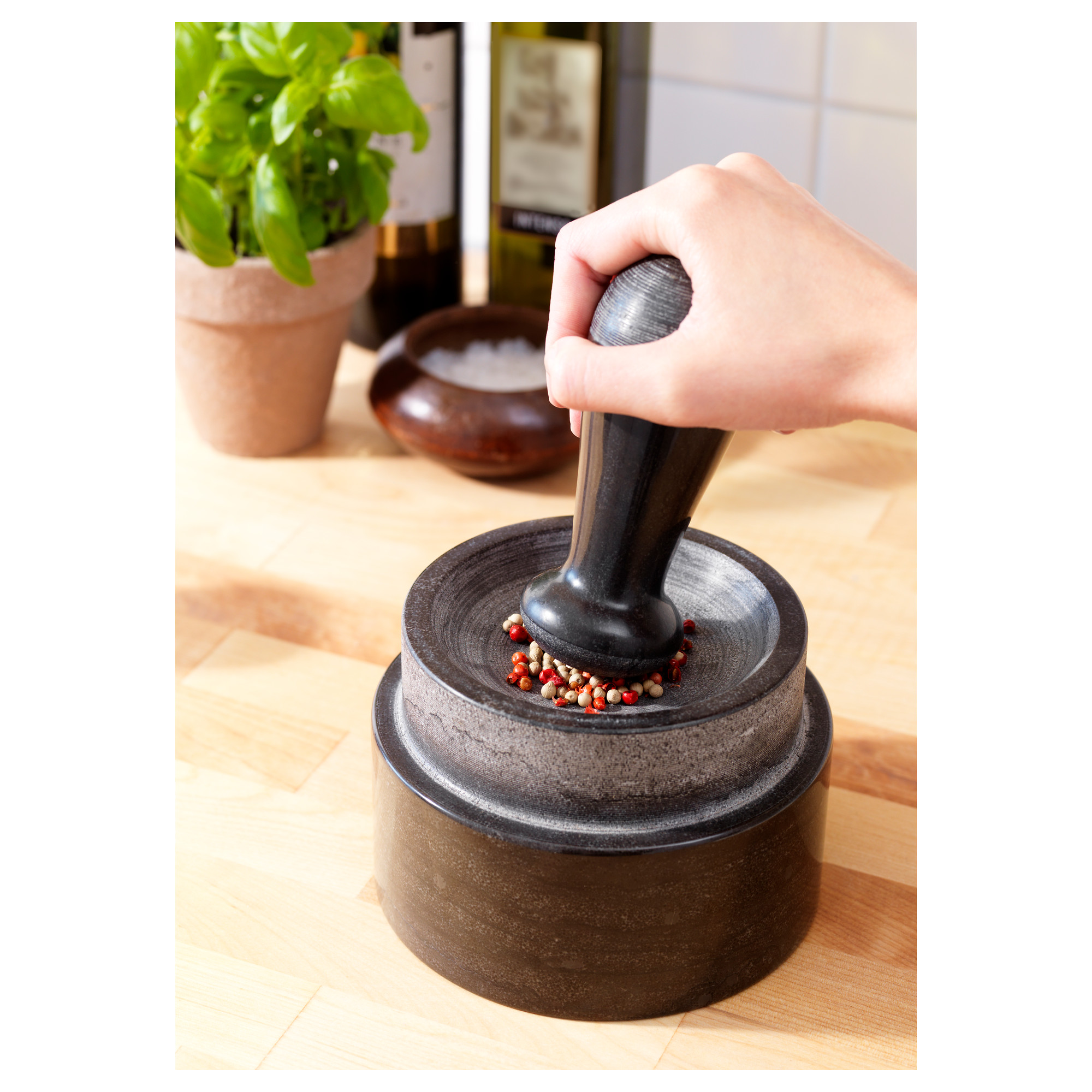 ÄDELSTEN pestle and mortar
