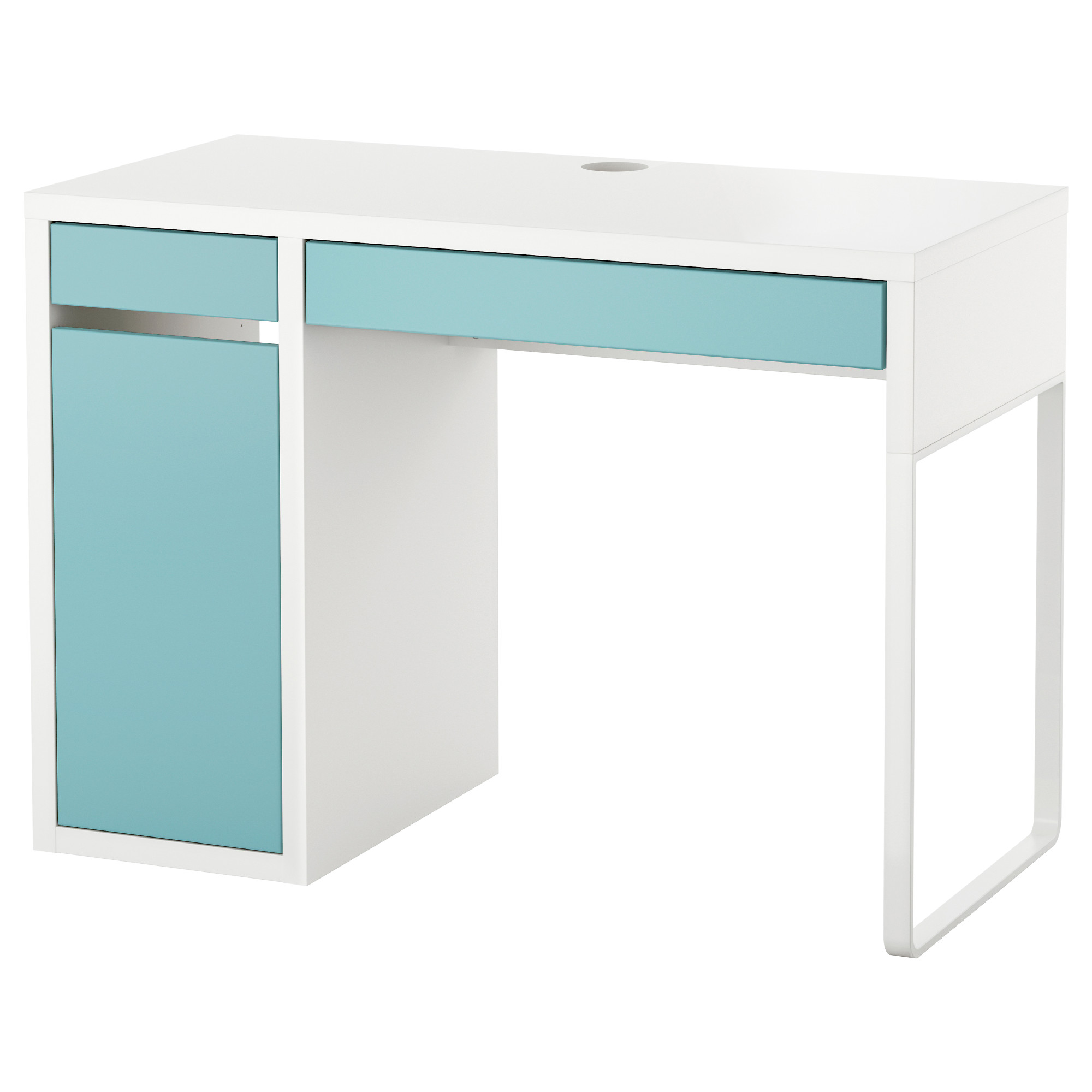 MICKE desk white light turquoise 105x50 cm IKEA Hong Kong