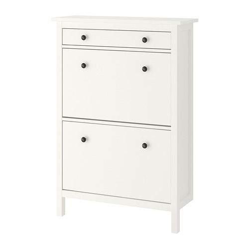HEMNES shoe cabinet with 2 compartments