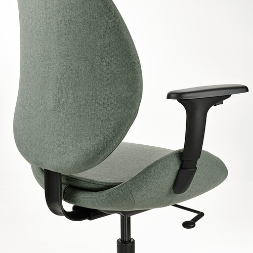 HATTEFJÄLL office chair with armrests