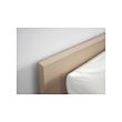 MALM bed frame, high, w 4 storage boxes