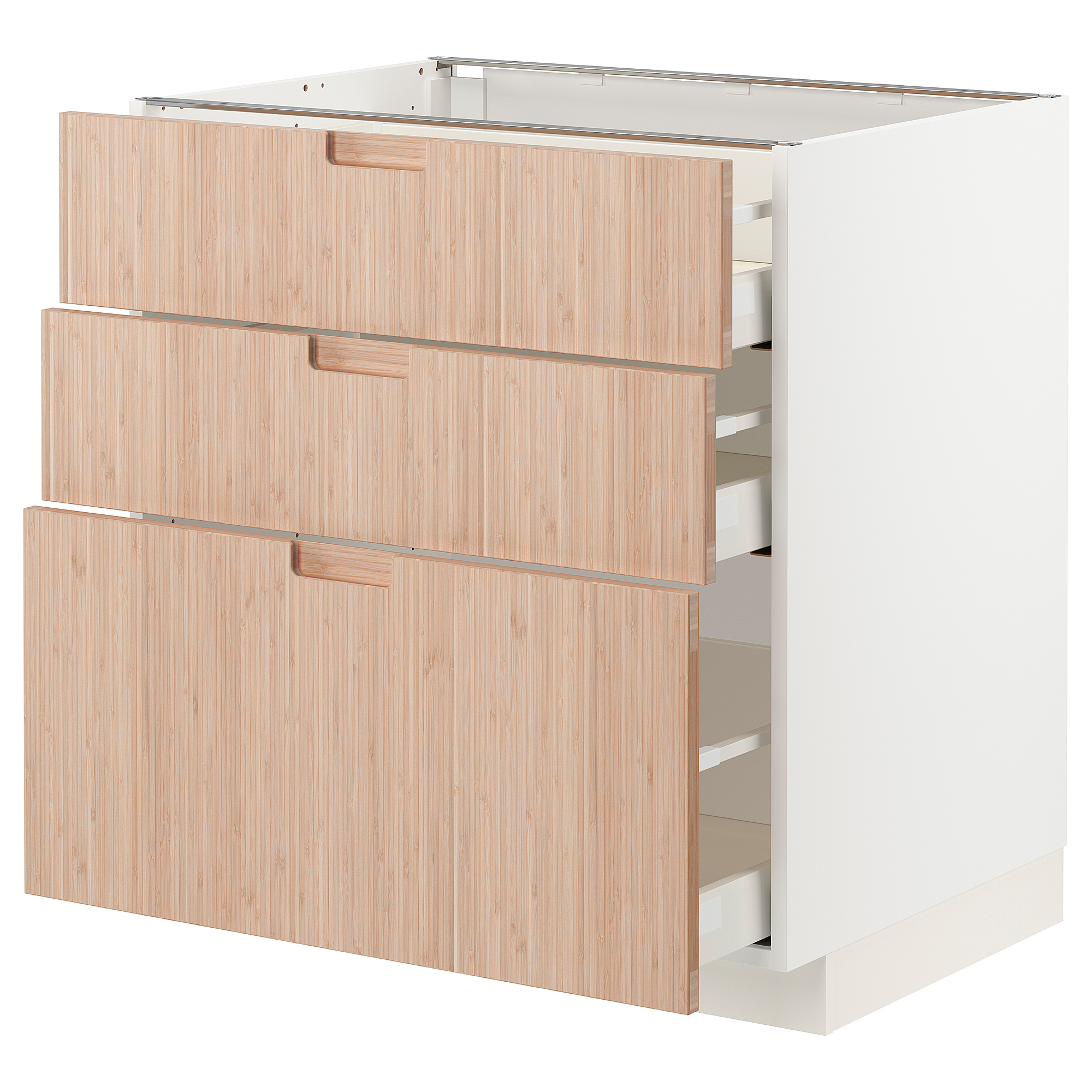 METOD/MAXIMERA base cabinet with 3 drawers