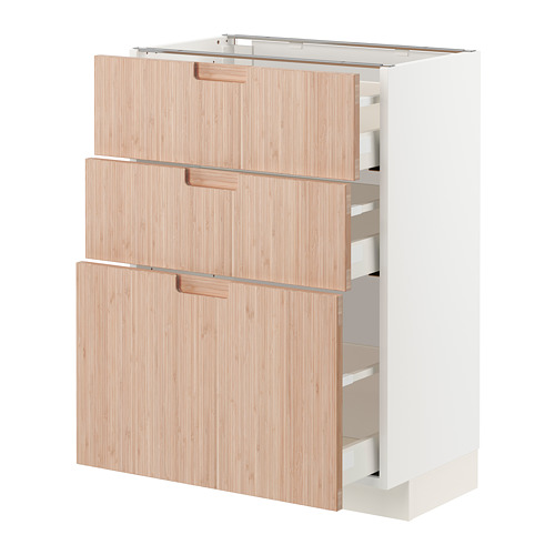 METOD/MAXIMERA base cabinet with 3 drawers