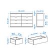 NORDLI 八格抽屜櫃
