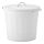 KNODD - 連蓋桶, 32x Ø34 cm, 16 升, 白色 | IKEA 香港及澳門 - PE728022_S1