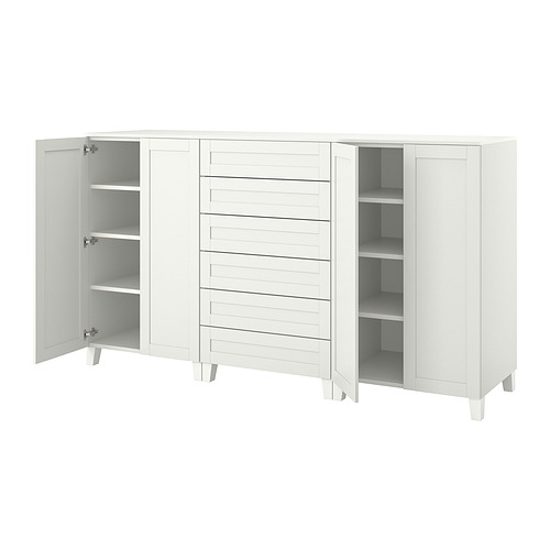 PLATSA cabinet with doors and drawers