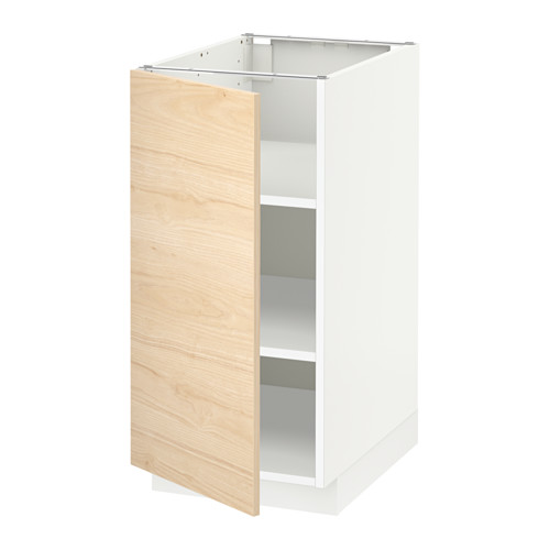 METOD base cabinet with shelves