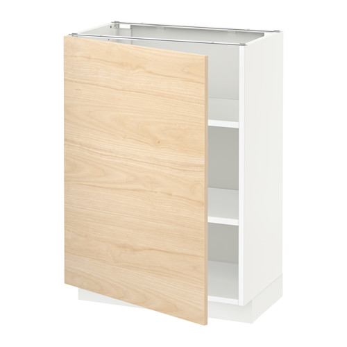 METOD base cabinet with shelves