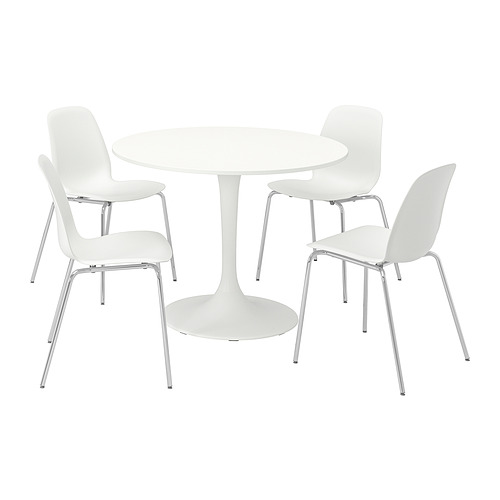 LIDÅS/DOCKSTA table and 4 chairs