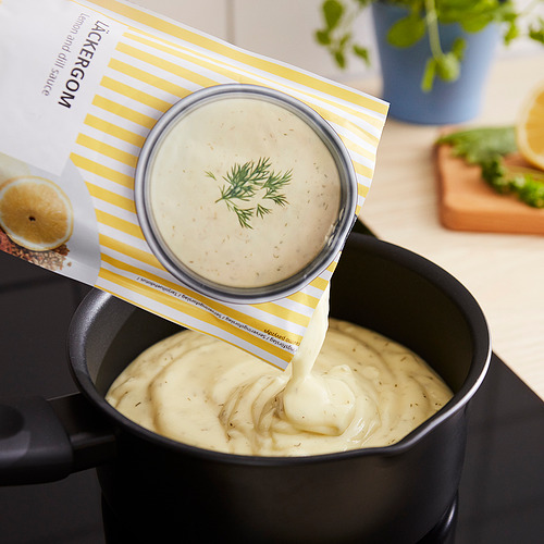 LÄCKERGOM lemon- and dill sauce