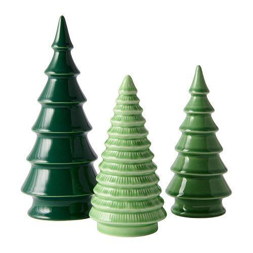 VINTERFINT - decoration set of 3, Christmas tree green | IKEA Hong Kong and Macau - E1010170_S4