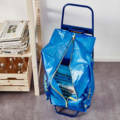 FRAKTA trolley with trunk