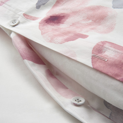 LAPPNYCKLAR duvet cover and 2 pillowcases