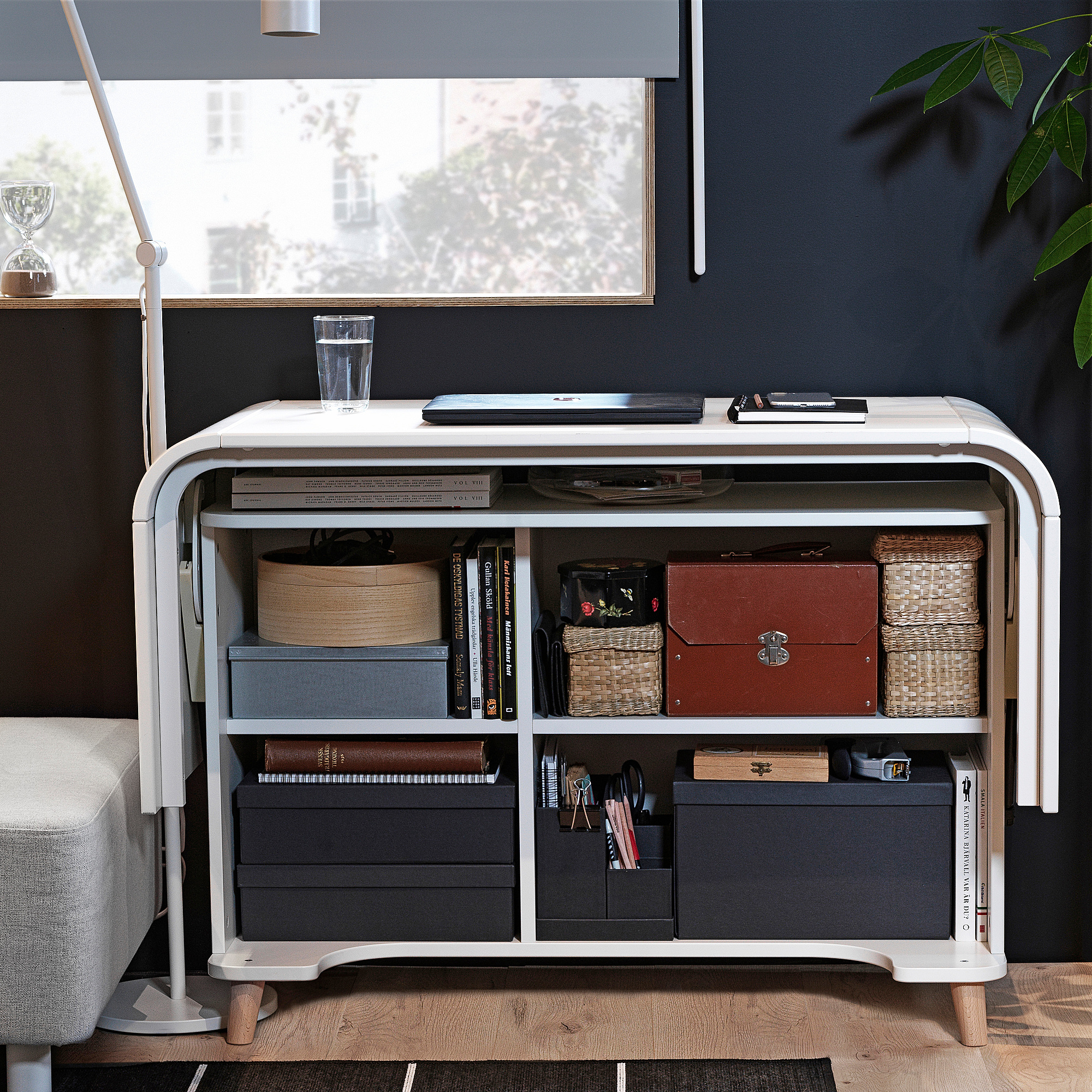 FÄLLSKÄR sideboard with desk function