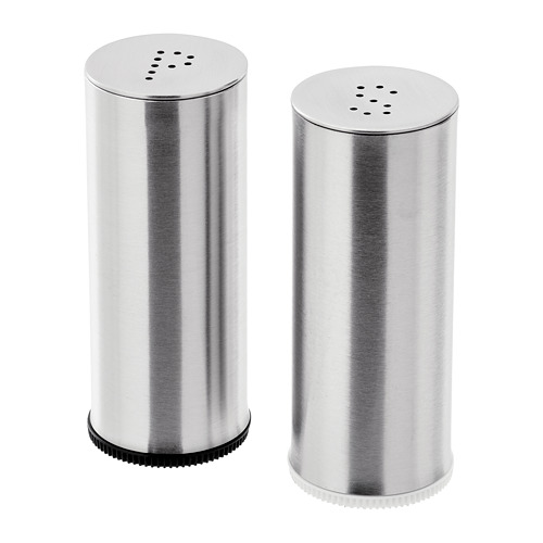 PLATS salt/pepper shaker, set of 2