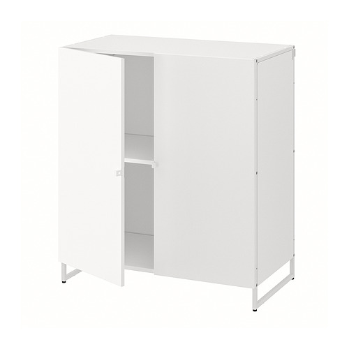 JOSTEIN shelving unit with doors