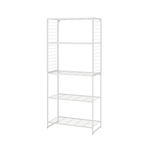 JOSTEIN shelving unit with grid