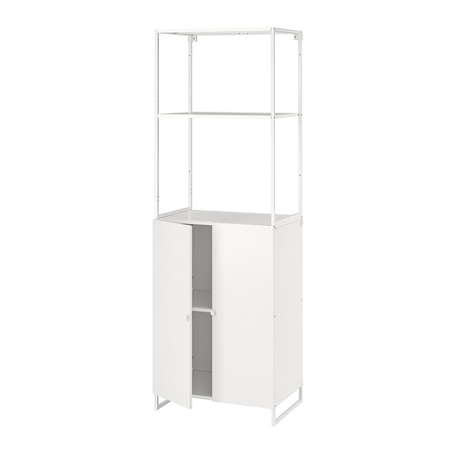 JOSTEIN shelving unit with doors