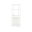JOSTEIN shelving unit with bags
