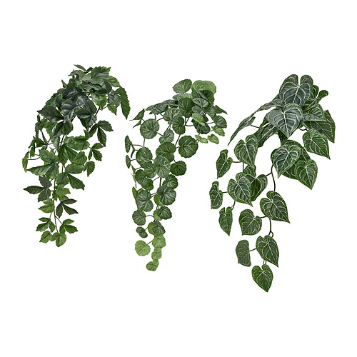FEJKA artificial plant, set of 3