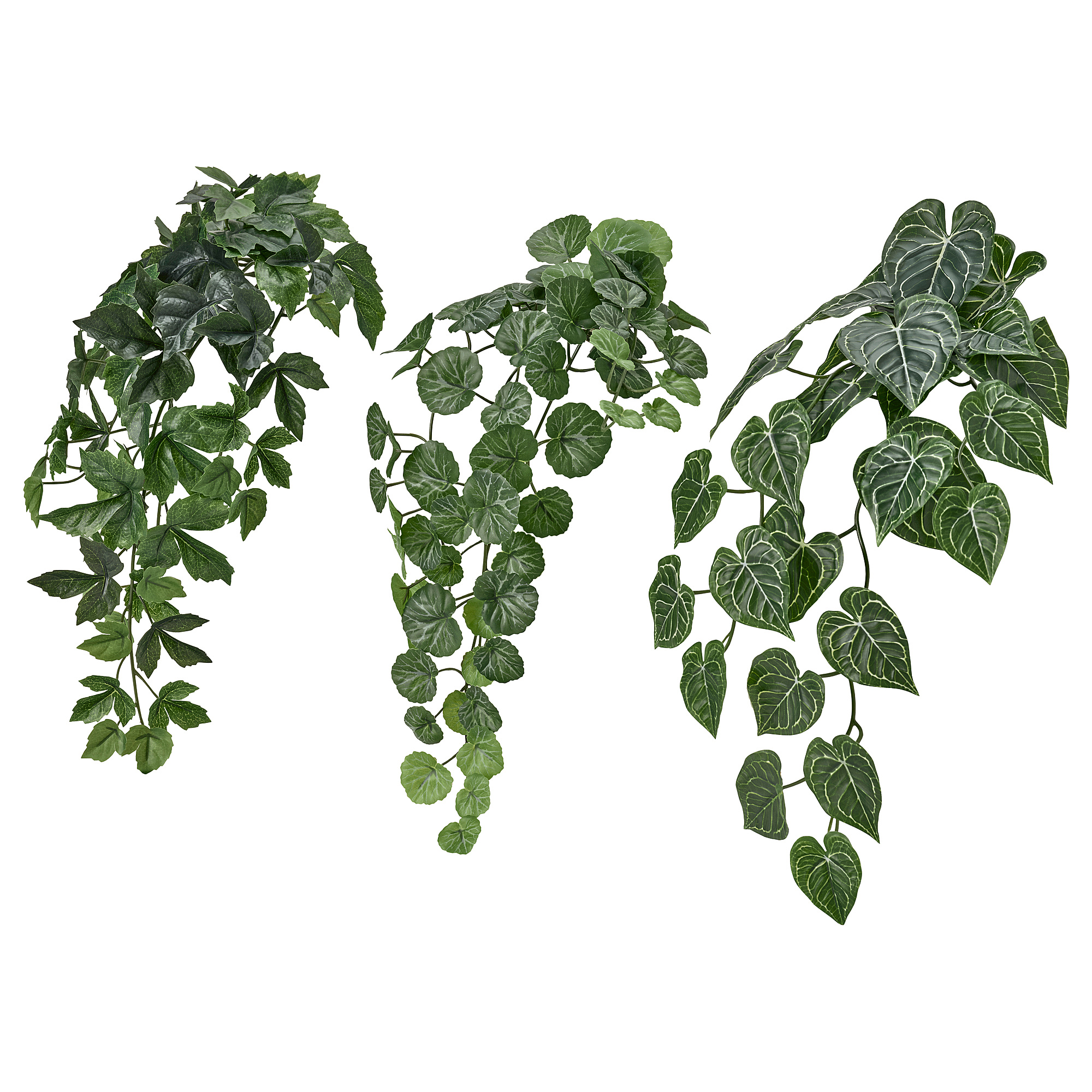 FEJKA artificial plant, set of 3