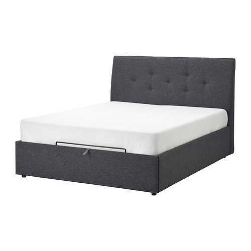 IDANÄS upholstered ottoman bed