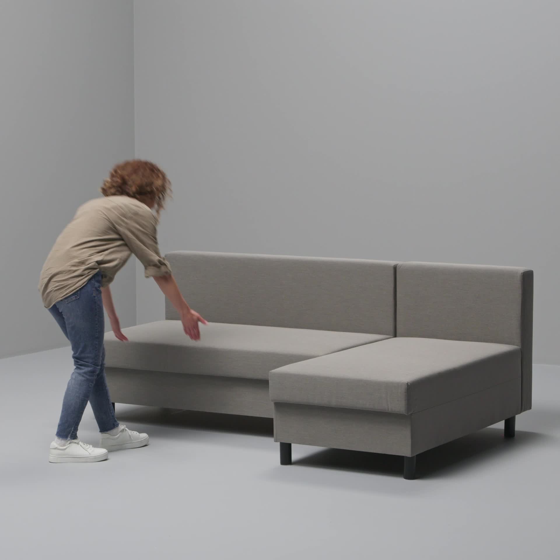 IKEA ÄLVDALEN エルヴダレン3人掛けソファベッドイケア