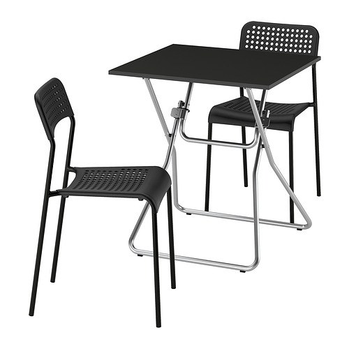 GUNDE/ADDE table and 2 chairs
