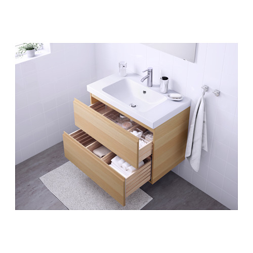 ODENSVIK/GODMORGON wash-stand with 2 drawers