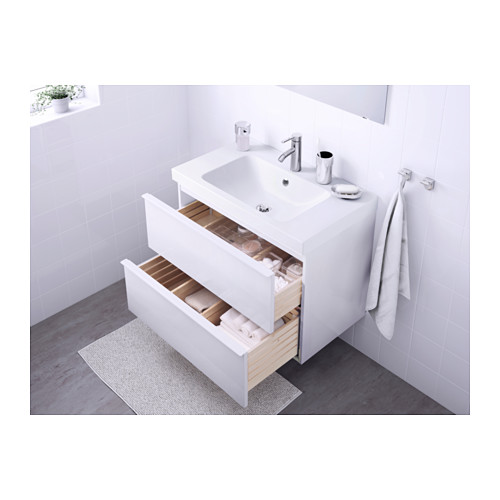 ODENSVIK/GODMORGON wash-stand with 2 drawers