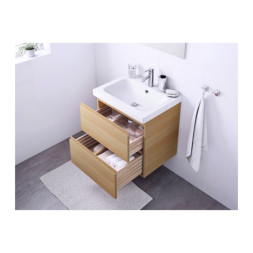 ODENSVIK/GODMORGON wash-stand with 2 drawers