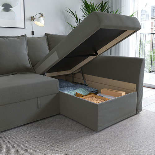 HOLMSUND corner sofa-bed