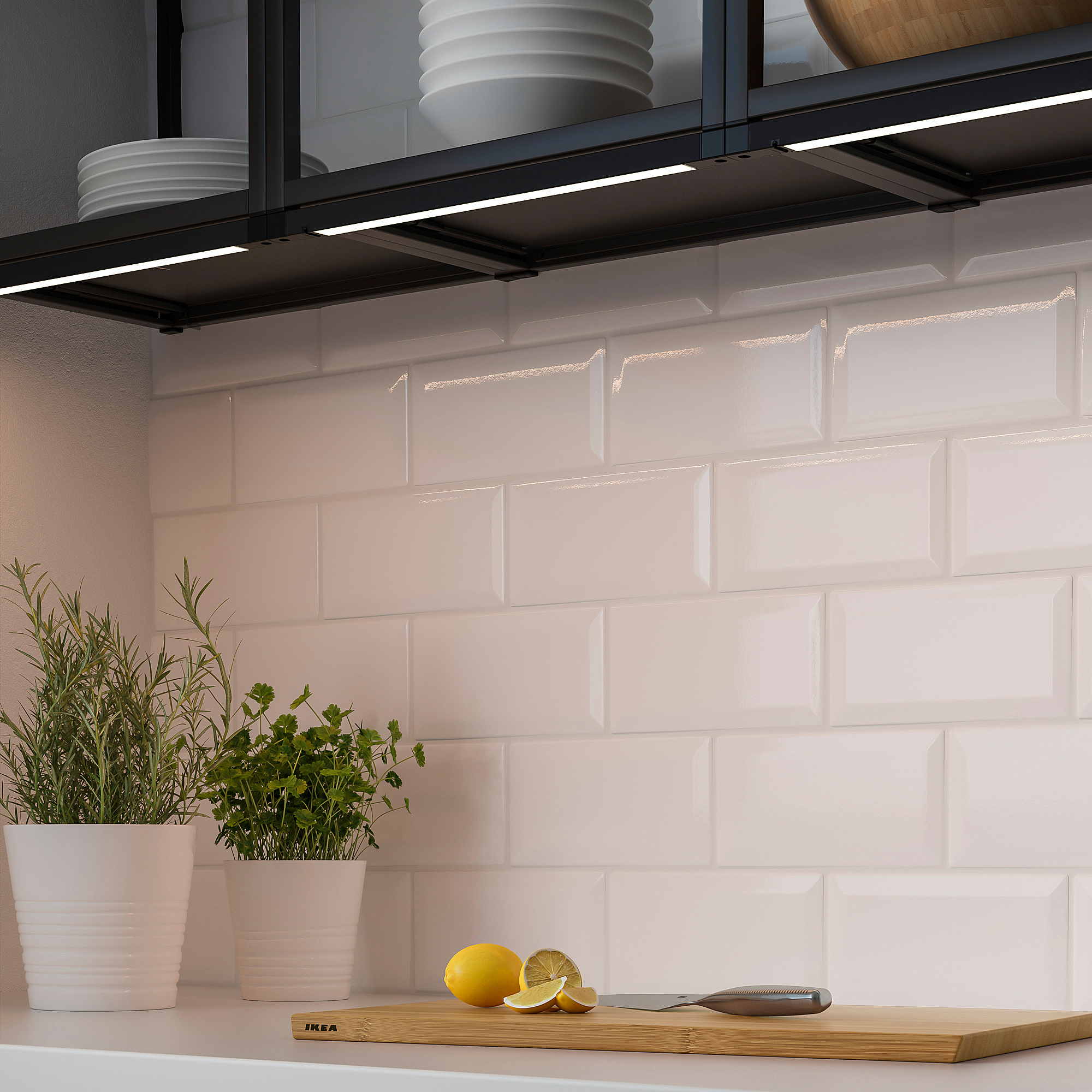 Skydrag Led櫃台板抽屜燈附感應器 可調式炭黑色 Ikea 香港及澳門