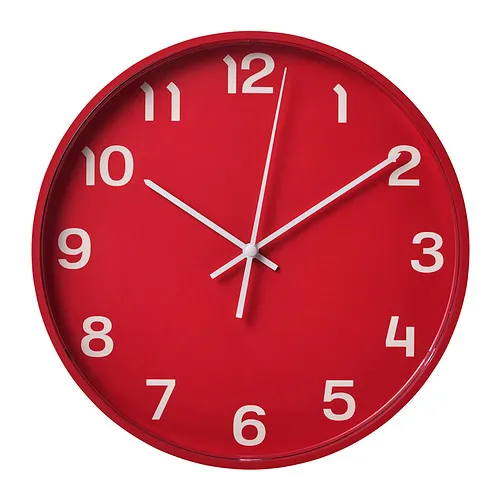 IKEA PS 2026 - table clock, red, 38 cm | IKEA Hong Kong and Macau
