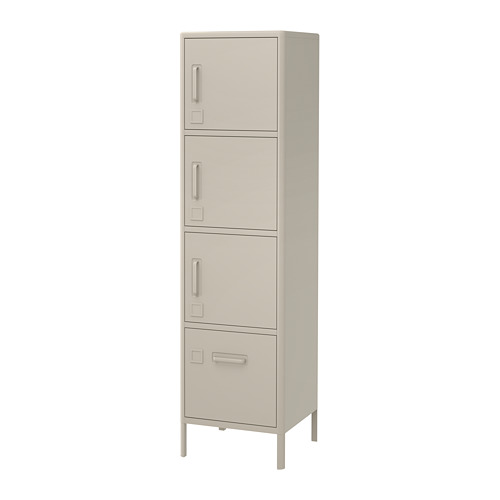 IDÅSEN high cabinet with drawer and doors