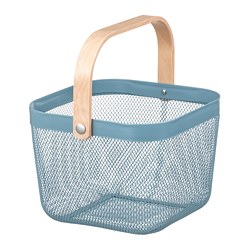 teal storage baskets