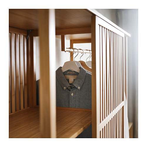 NORDKISA open wardrobe with sliding door