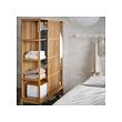 NORDKISA open wardrobe with sliding door
