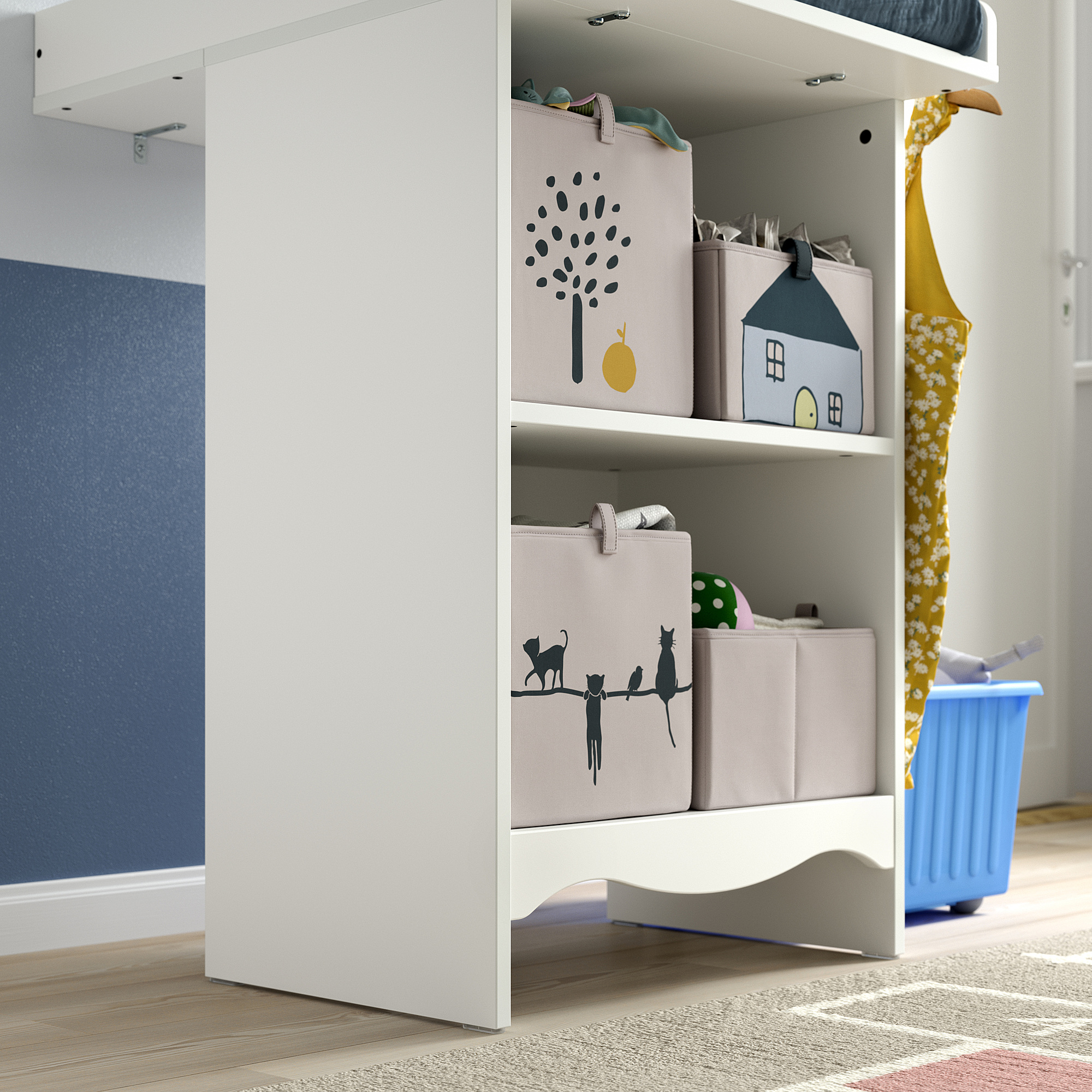 SMÅGÖRA changing table/bookshelf