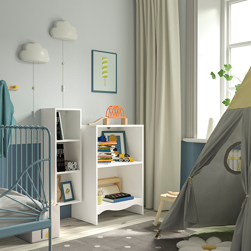 SMÅGÖRA 更換尿布檯/書櫃連1層架