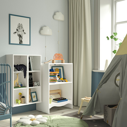 SMÅGÖRA 更換尿布檯/書櫃連2層架