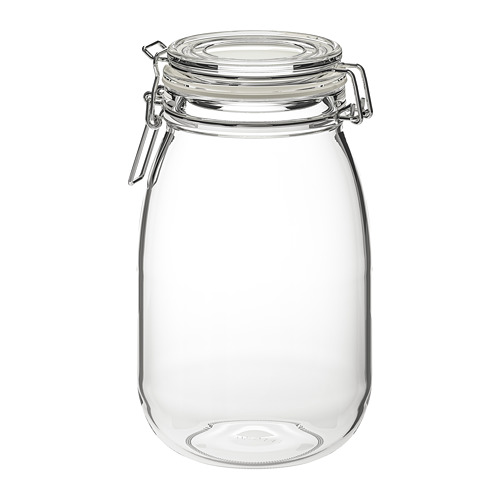 KORKEN jar with lid